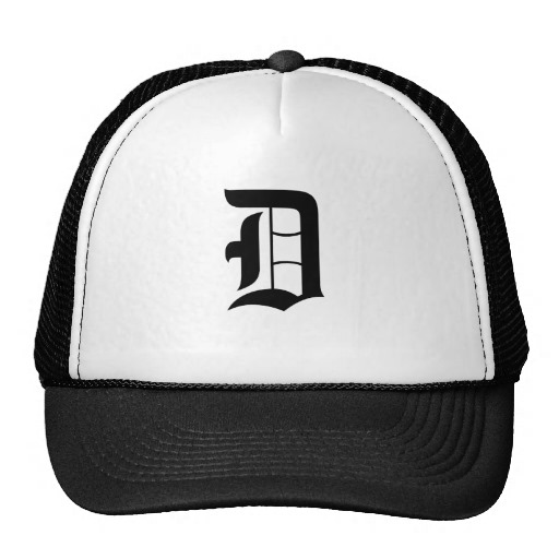 Custom Old English Trucker Hat from Zazzle.