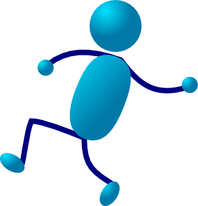 Stick Man Throw clip art Free Vector