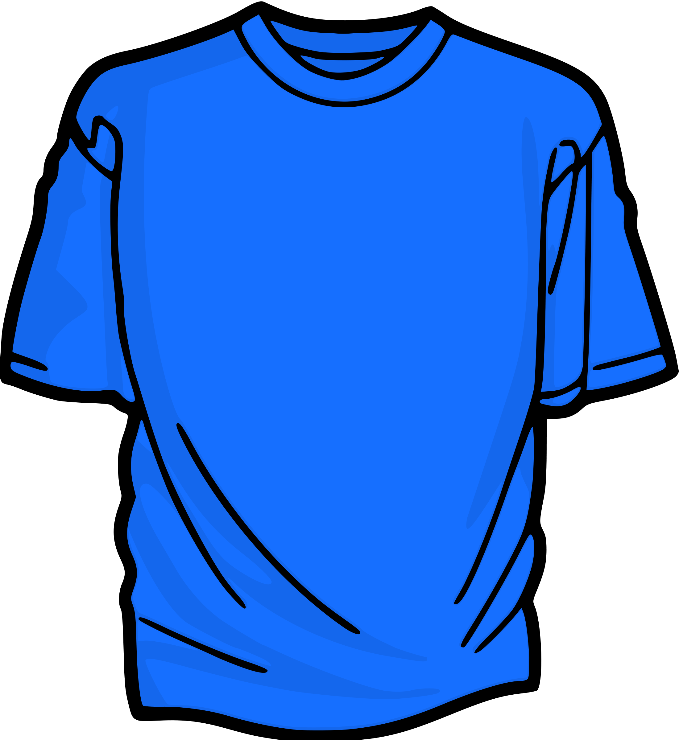 Clipart - Azure T-