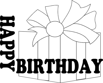 Free Stock Photos | Illustration Of A Present With Happy Birthday ...
