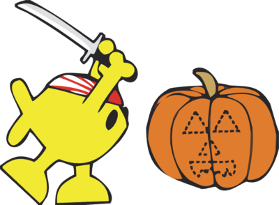 Samurai Pumpkin Carving | Halloween Clip Art - Christart.