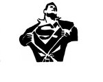 superman stencil