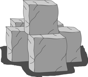 Stone Blocks clip art - vector clip art online, royalty free ...