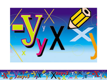 Math Bulletin Board Border - Pre-Algebra | Math Bulletin Board ...