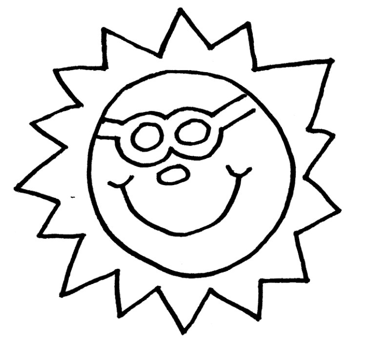Coloring to print : Nature - Sun number 32797