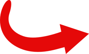 Red Arrow Curve Clip Art - vector clip art online ...