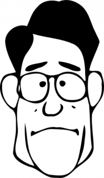 Fen A Bit Surprised Face clip art | Download free Vector