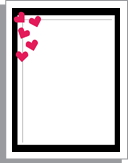 Valentine Stationery Borders