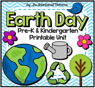 Earth Day Printable Unit for Pre-K and Kindergarten | The ...