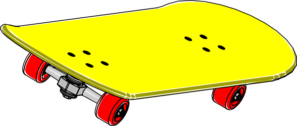 Clipart Skateboard - Tumundografico