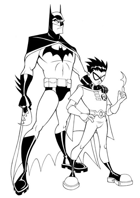 Robin Logo Coloring Pages | Coloring Pages