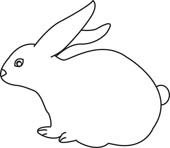 Free Black and White Animals Outline Clipart - Clip Art Pictures ...
