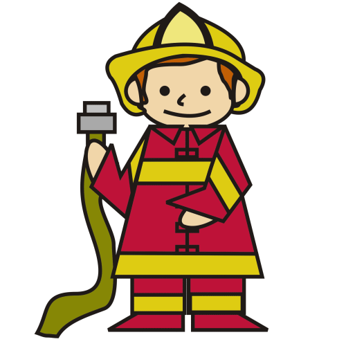 Fire Fighter Clip Art - Tumundografico