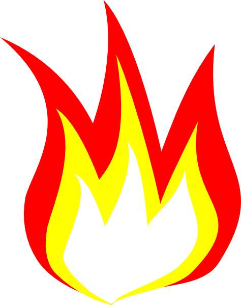 Flames clipart images