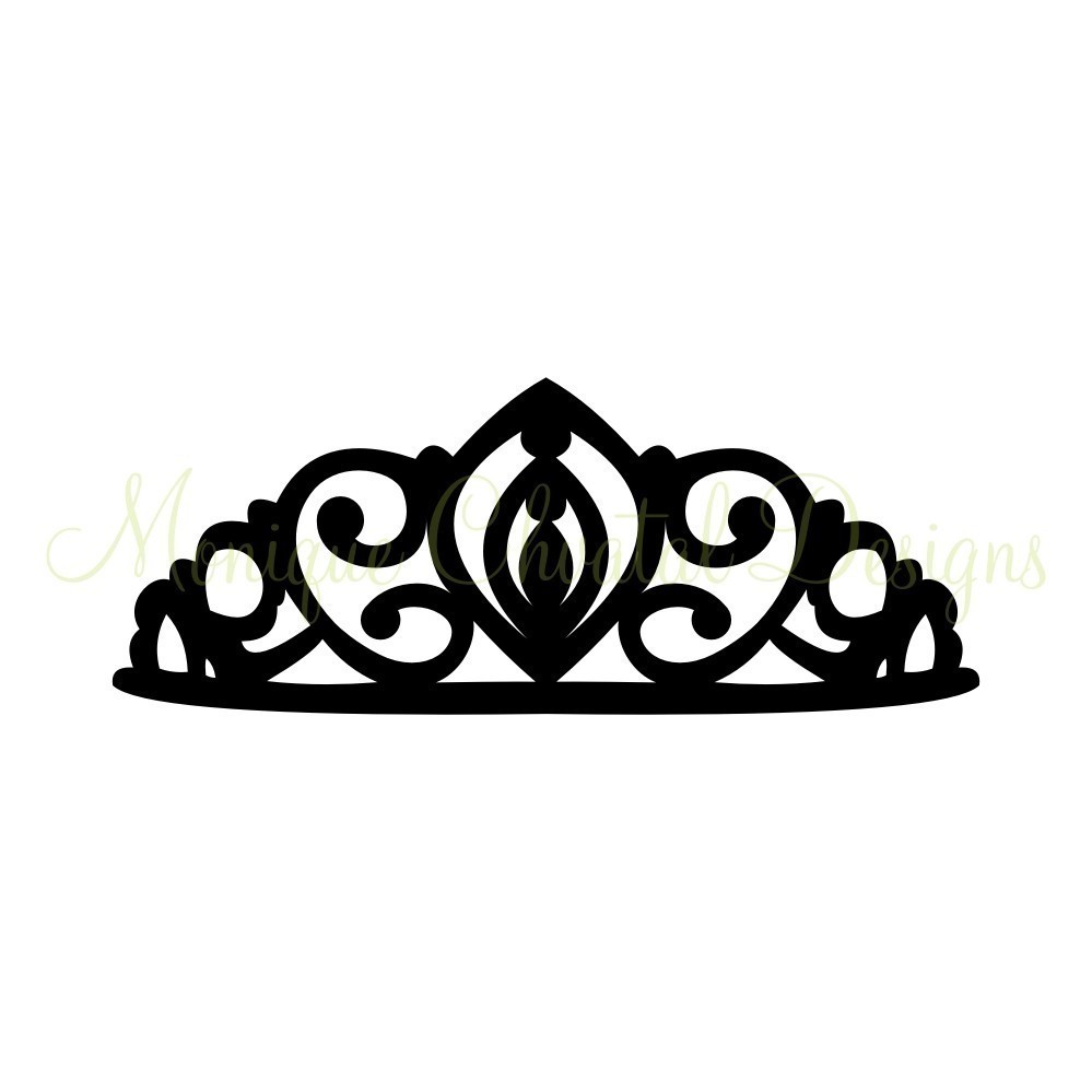 Queen Crown Black And White Clipart