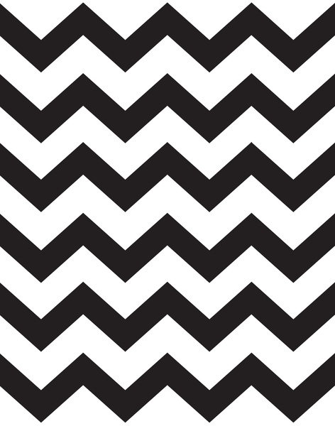 Black ZigZag Chevron Art Print by AleDan | Society6 - ClipArt Best ...