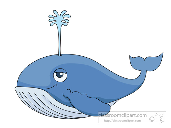 Whale Cartoon Clipart
