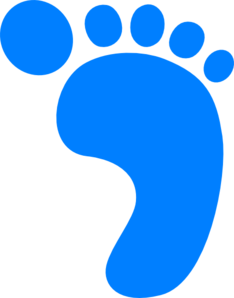 Clipart baby footprints