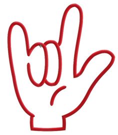I Love You Sign Language Clipart - Free Clipart Images