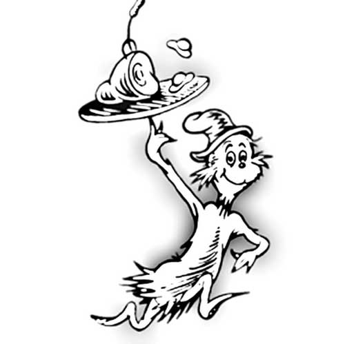 Easy green eggs and ham coloring sheet intelligence dr seuss green ...