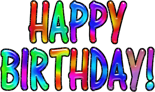 Happy Birthday Colorful Gif Animation
