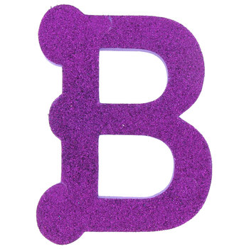 B 5" Glitter EVA Foam Letter | Hobby Lobby | 26832