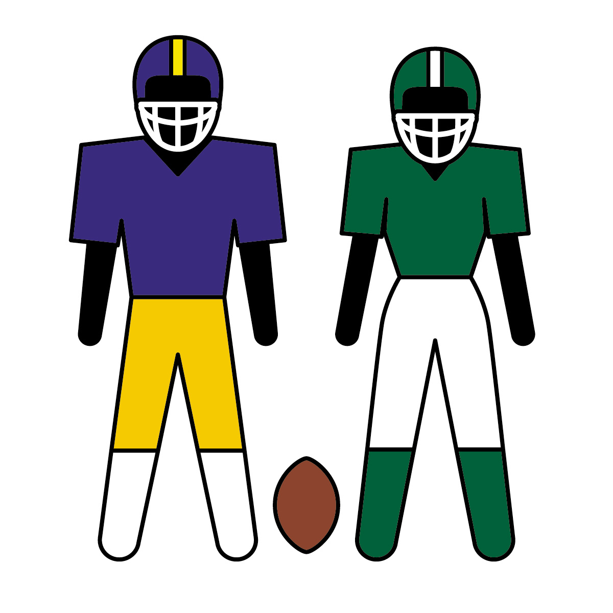 Image of American Football Clipart #2866, Clip Art Football Field ...