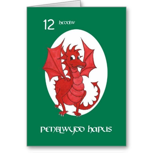 1000+ images about Welsh Birthday Cards