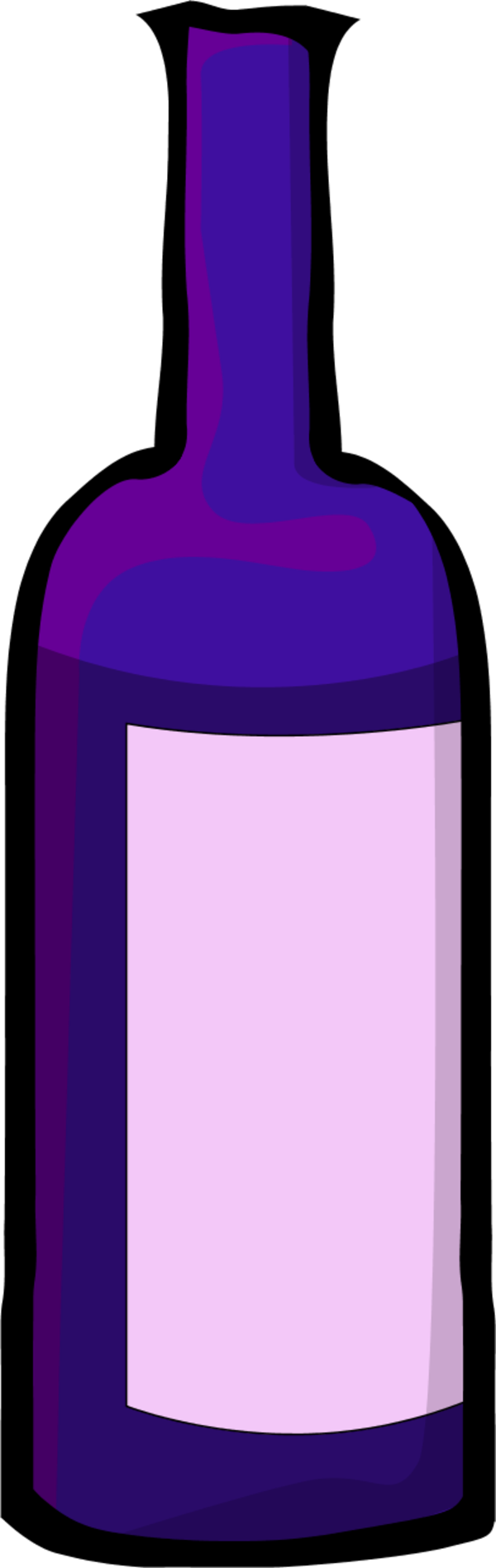 Wine Bottle - vector Clip Art