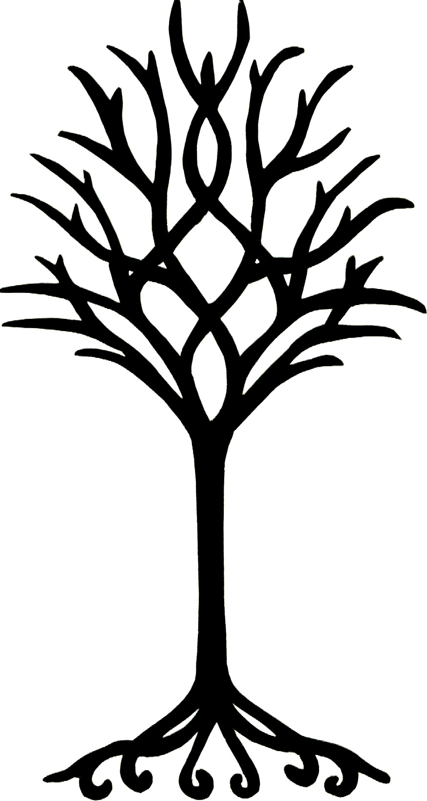 Simple Tree Outline | Free Download Clip Art | Free Clip Art | on ...