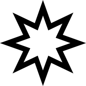 Silhouette clipart christmas star outline