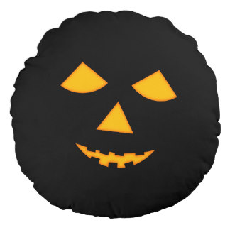 Pumpkin Face Pillows - Decorative & Throw Pillows | Zazzle