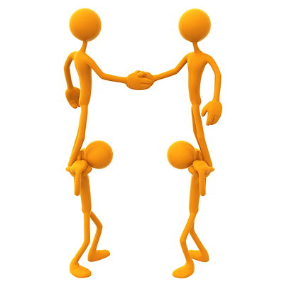 Free Stock Photos | 3D Illustration Of People Shaking Hands While ...