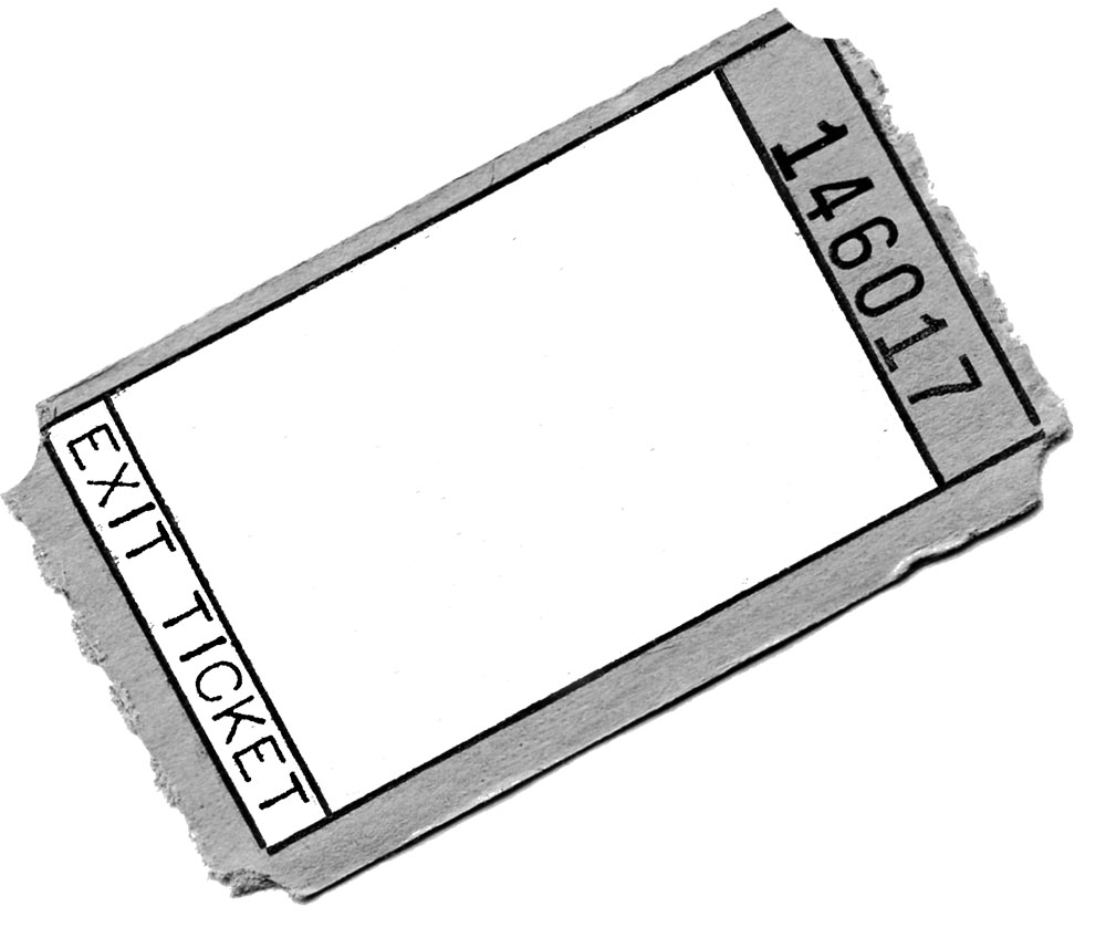 Everybody is a Genius: Exit Tickets