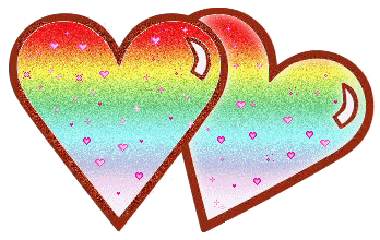 Rainbow Love Hearts Scrap | Smartambala.