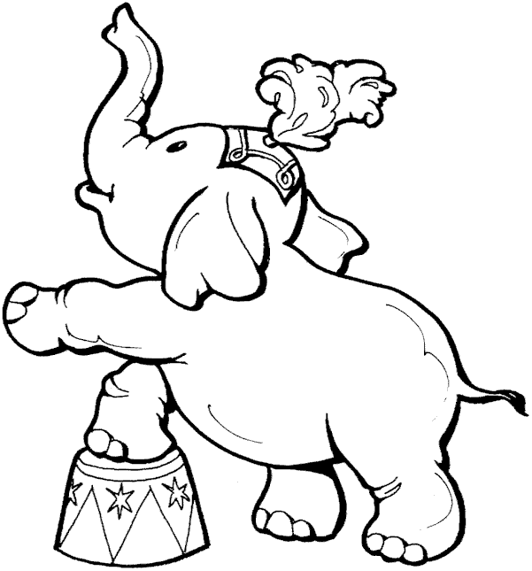 Free Printable Elephant Coloring Pages For Kids