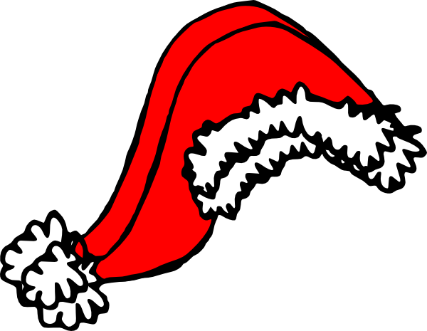 Santa Hat Clipart 230867 Coloring Page Outline Of A Bell On on ...