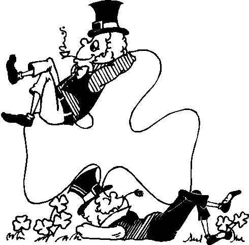 Free Black and White Clipart - Public Domain Holiday/StPatrick ...