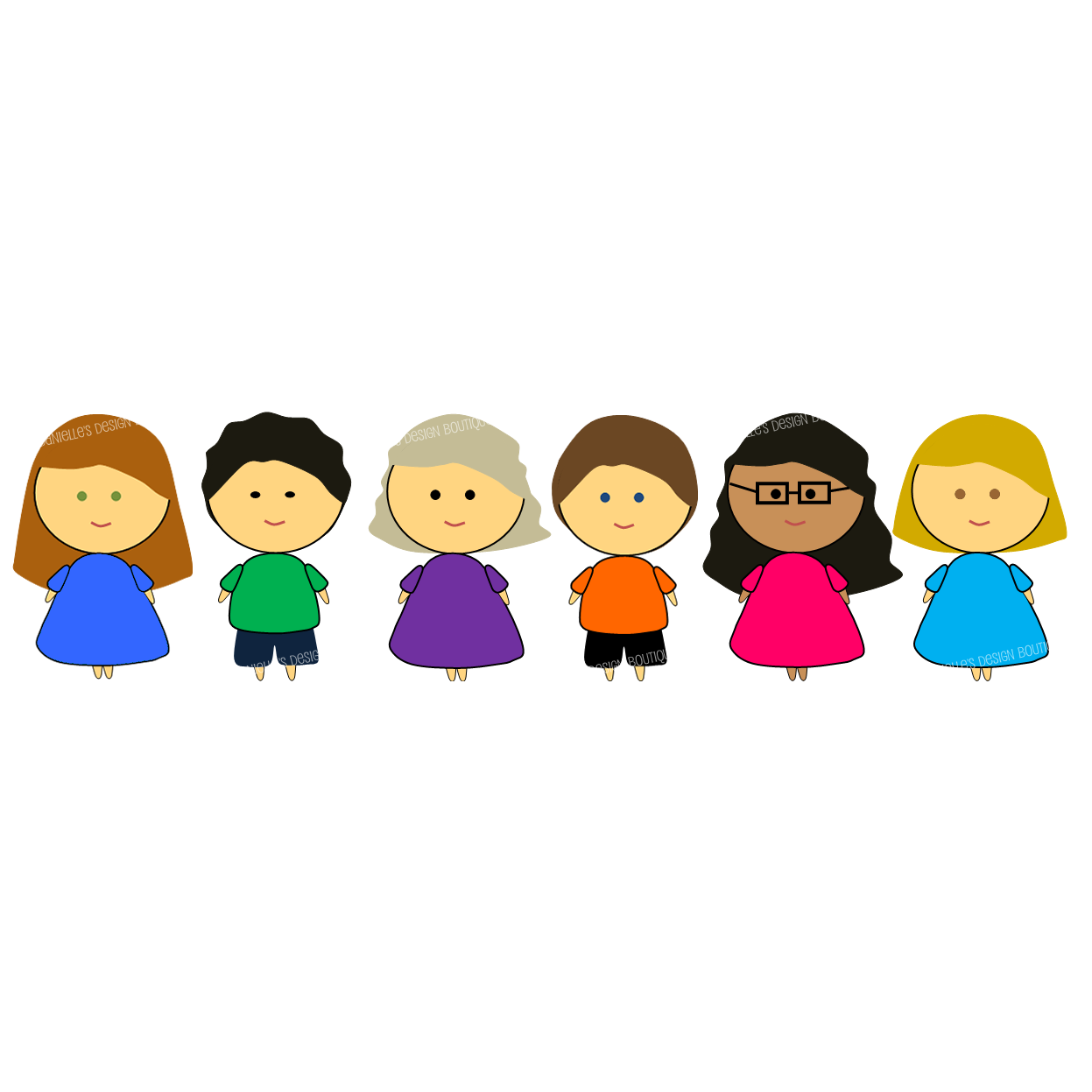 Danielle's Design Boutique | Custom Cartoon People | Online Store ...