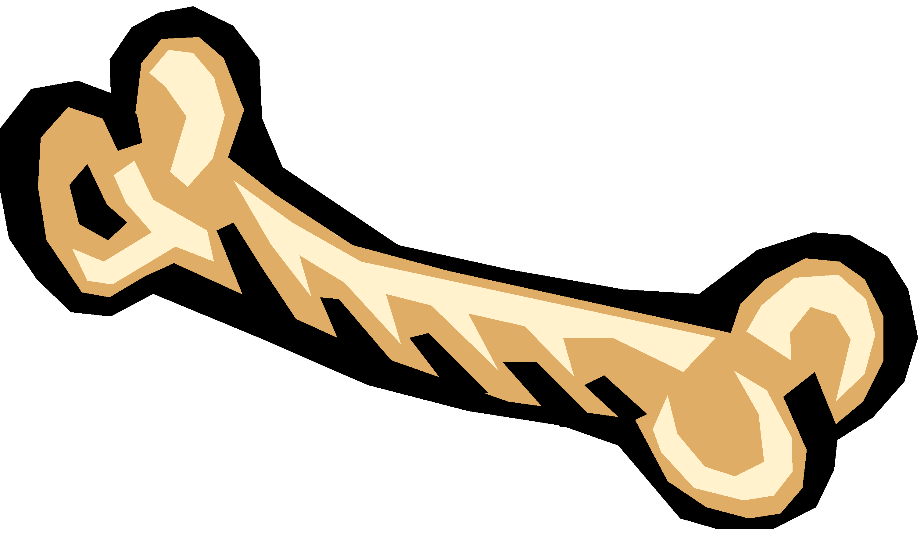 Clipart dog bone