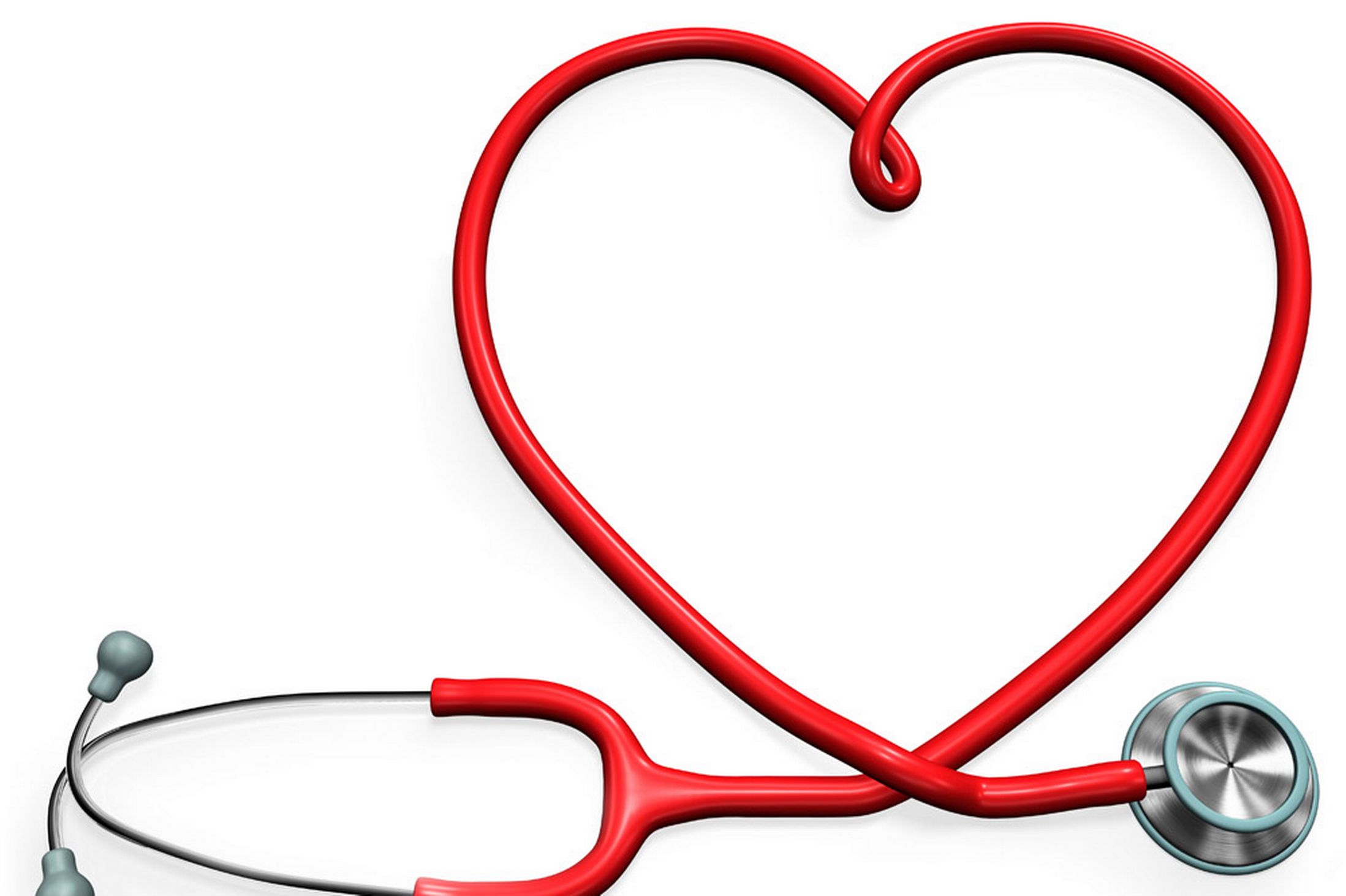 Heart With Stethoscope Clipart