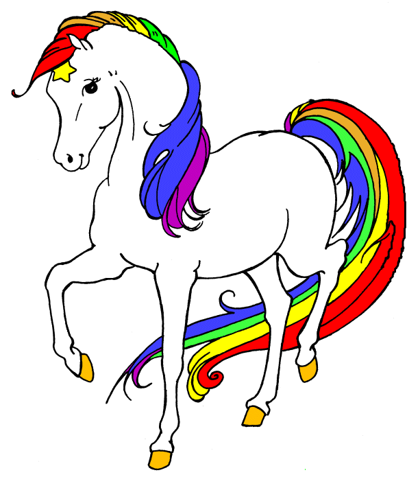 Animated unicorn clipart