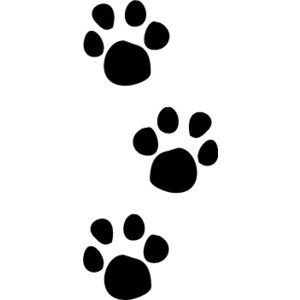 Dog Paw Print Clipart - Tumundografico