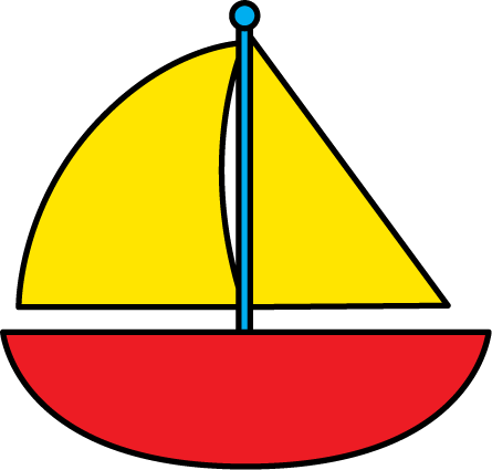 Clip Art Sailboat - Tumundografico