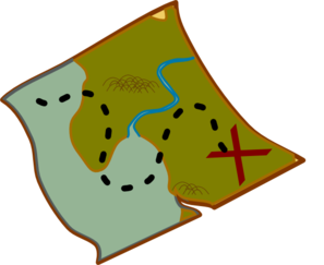 Pirate Treasure Map Clipart - Free Clipart Images