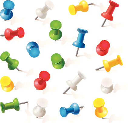 Thumbtack Clip Art, Vector Images & Illustrations