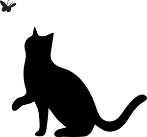 Dog And Cat Silhouette Clip Art Free - Free ...