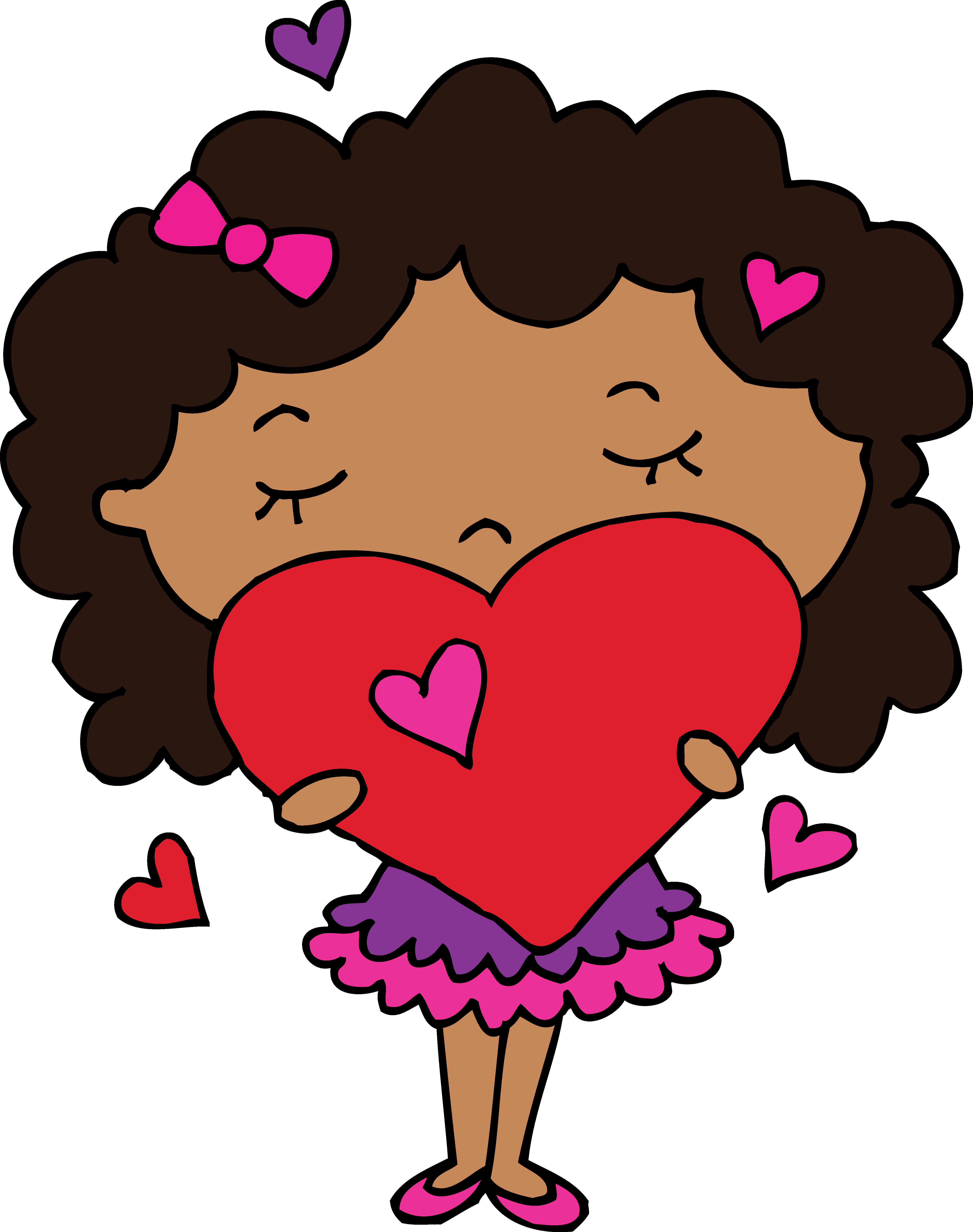 Cute heart clip art