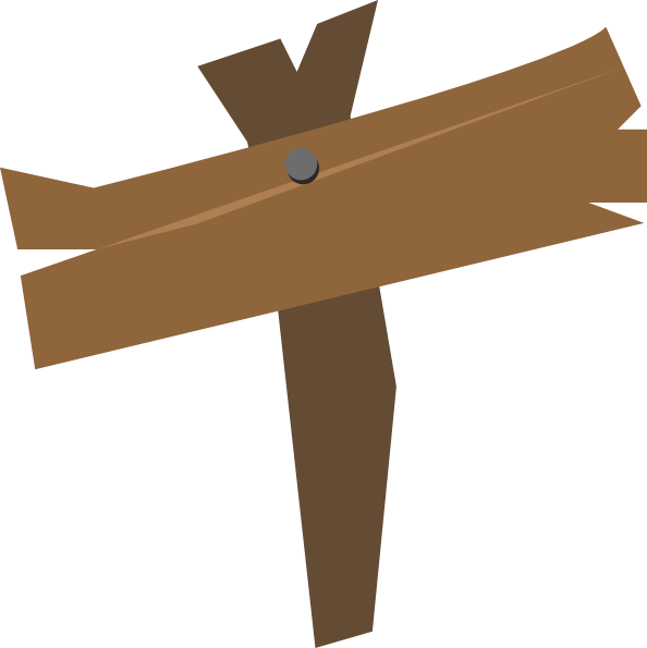 Wood Sign Clip Art