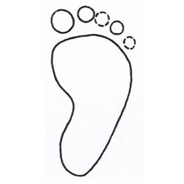 Baby Feet Stencil - ClipArt Best